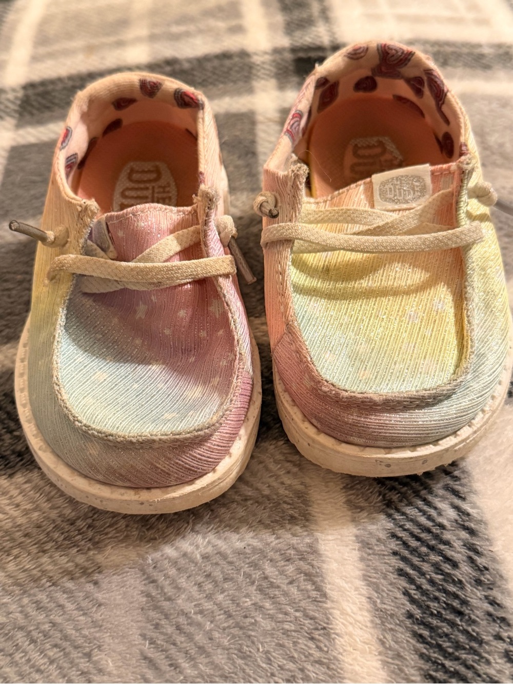Hey Dude Kids Pastel Tie-Dye Slip-On Sneakers